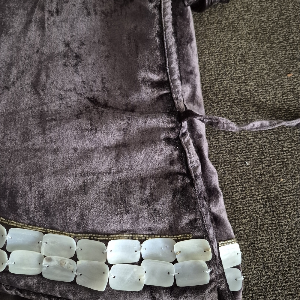 Elegant Brown Tree Skirt and Stocking Set - Picture 10 of 12